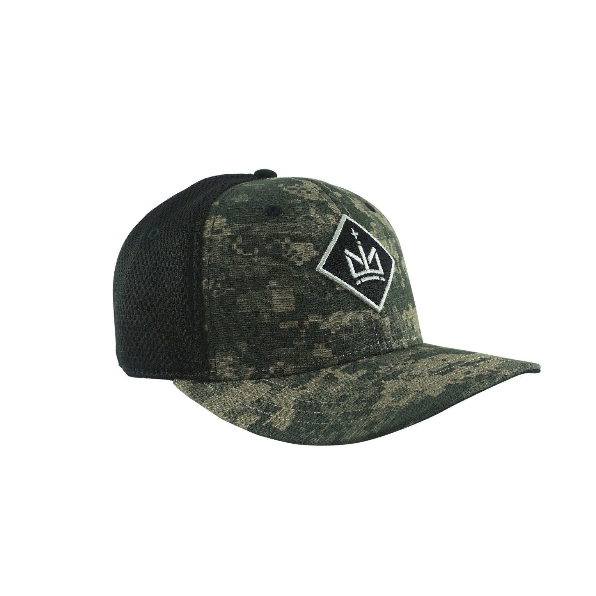 Signature Series Snapback Mesh Trucker Hat - Army Digital Camo